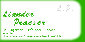 liander pracser business card